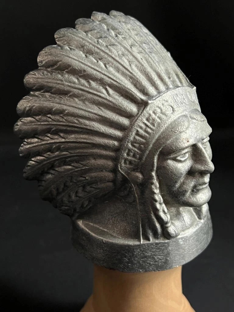 Indian's Head Radiator Cap Mascot