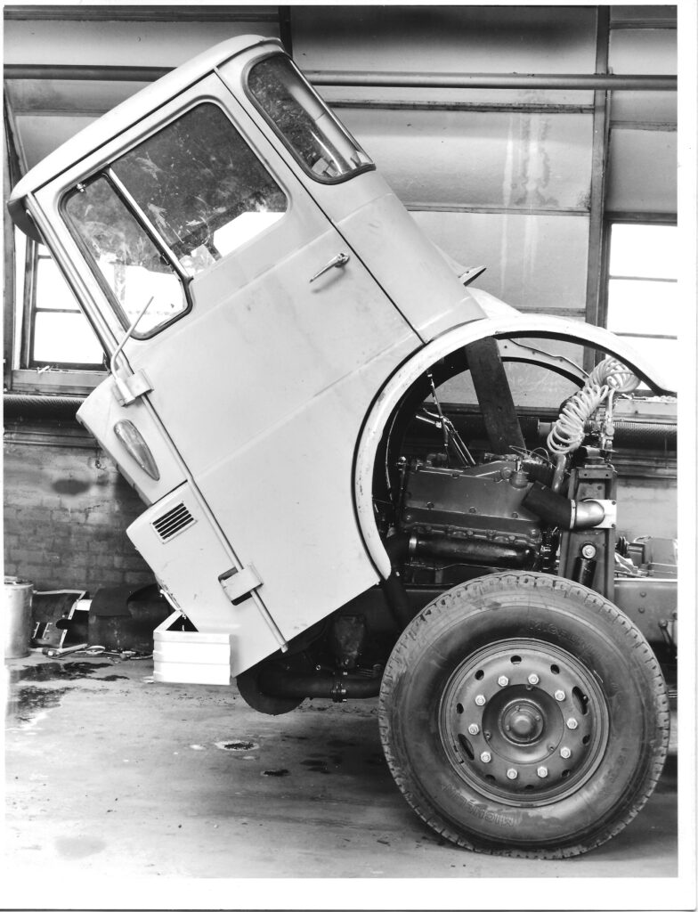 Early Big J with cab Tilted